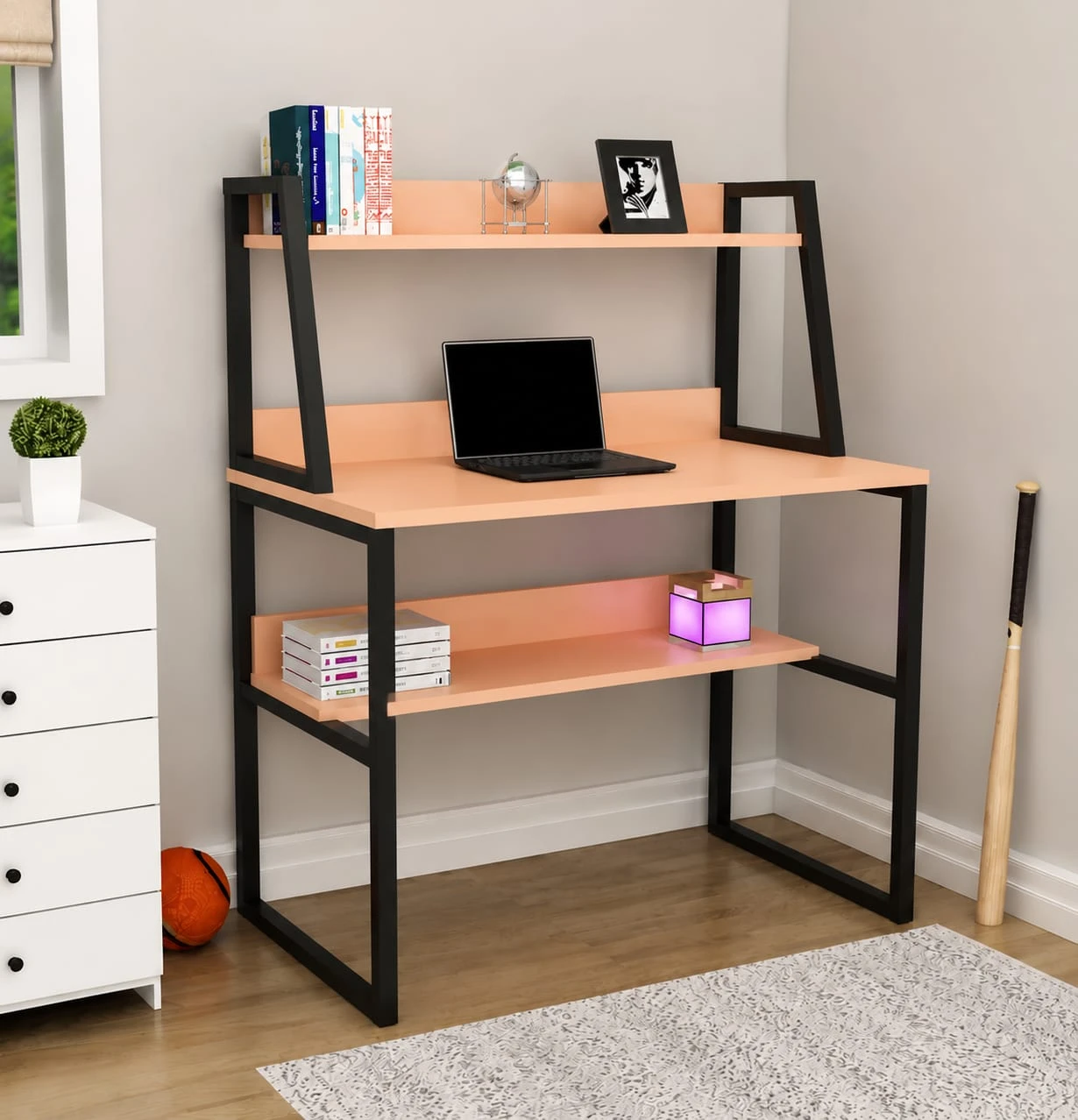 Study Table with Bookshelf for Home & Office