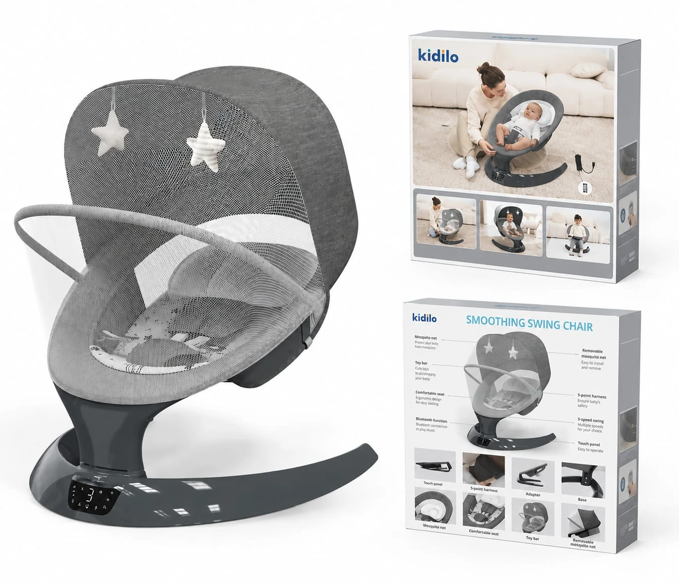 Kidilo Smoothing Swing Chair