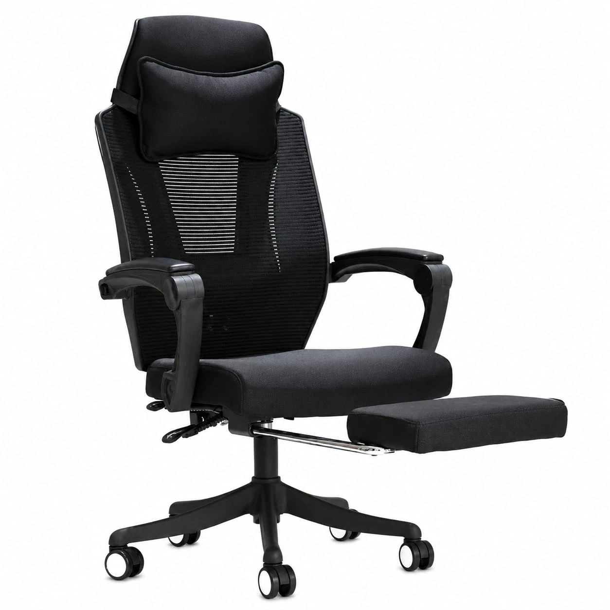 Ergonomic Executive Office Chair with Adjustable Footrest