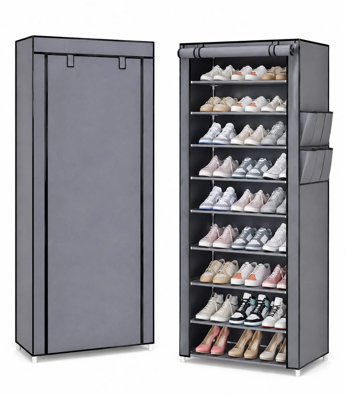 Large Capacity Foldable Shoe Rack Cabinet