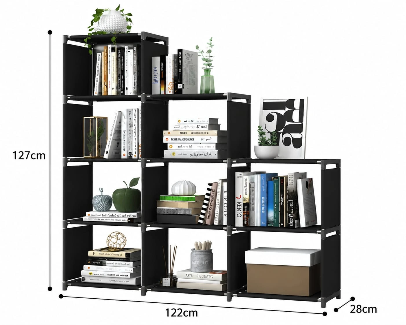 Modern 9-Tier Storage Rack for Home & Office