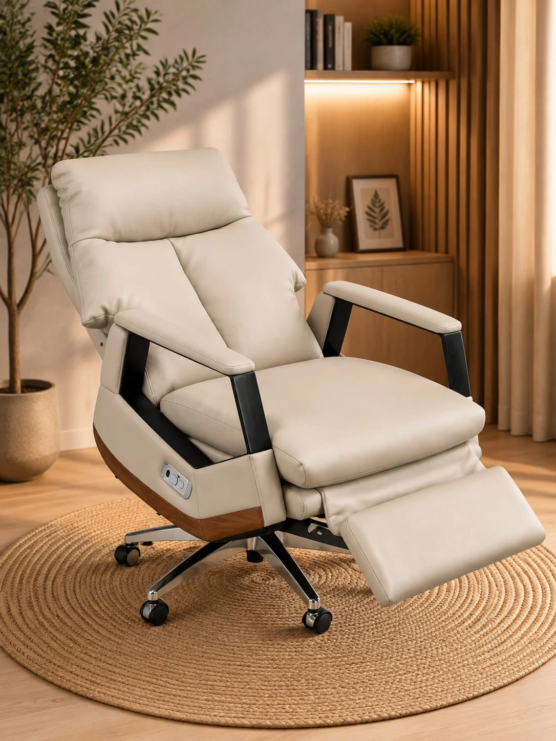 Classic Leather Recliner – Where Comfort Meets Elegance
